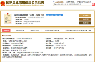 特斯拉在滬成立融資租賃公司，運(yùn)營(yíng)布局先行但工廠建設(shè)仍待加速 基于企業(yè)信用評(píng)估的深度剖析